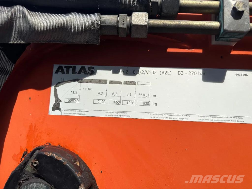 Atlas 105.2 - A2L Crane / Kraan / Autolaadkraan / Ladekr Loader cranes