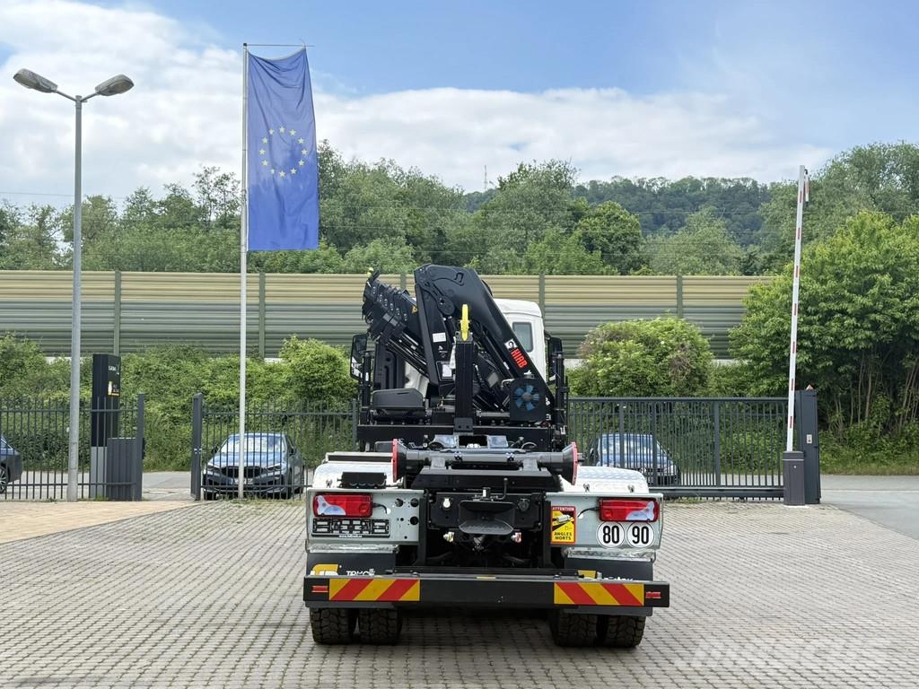 MAN TGS 35.520 TGS 35.520 8x4 Abrollkipper + Kran HIAB Hook lift trucks
