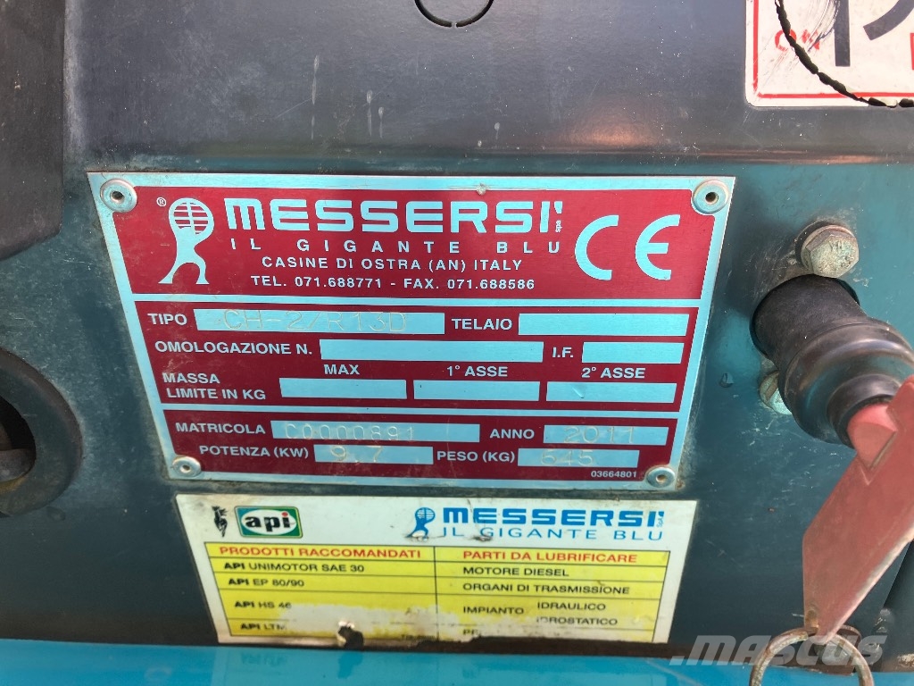 Messersi CH2-R rupsdumper | laadschep | nette staat | Rataslaadurid