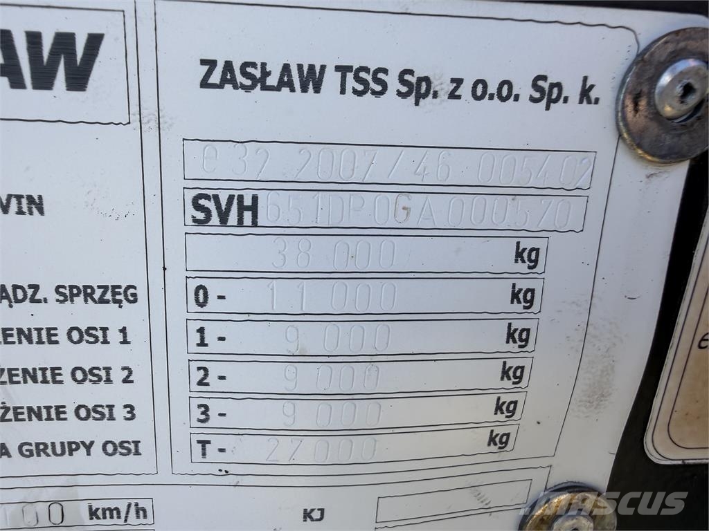 VIN 570 - ZASLAW TRAILIS STEEL 25 klanicový náves VIN Nosilci