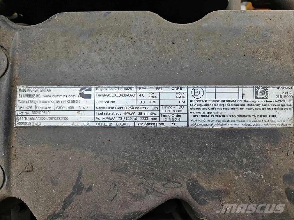 Cummins QSB6.7 - Engine/Motor Motorlar