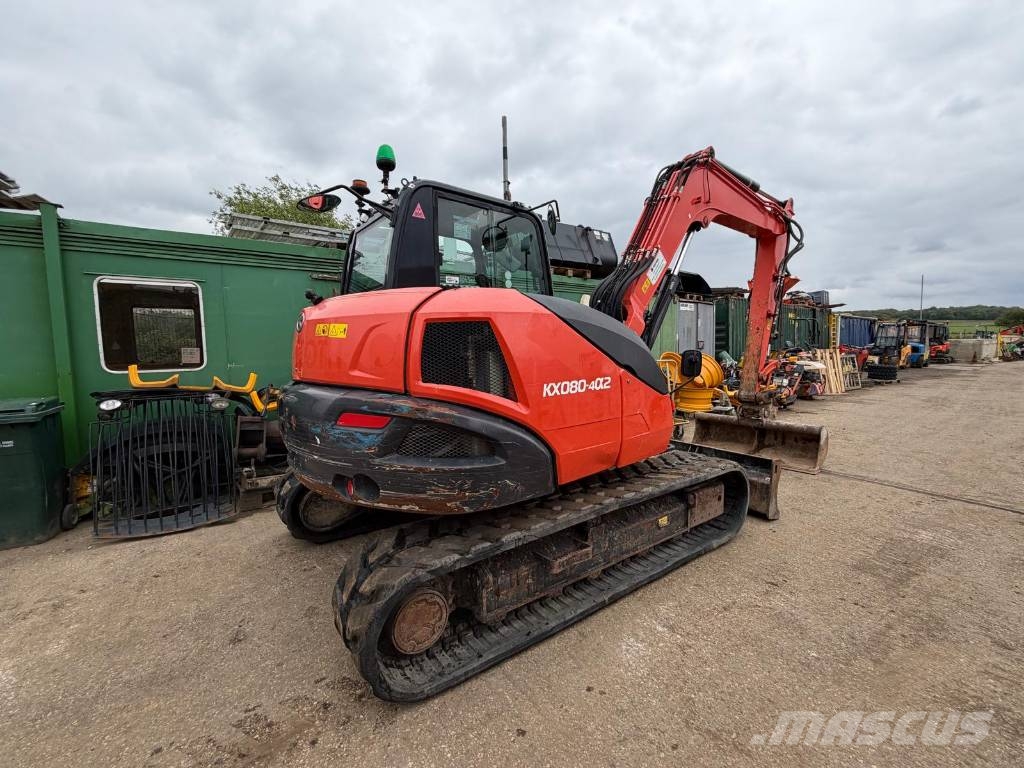 Kubota KX 080-4 Midi rýpadla 7t - 12t