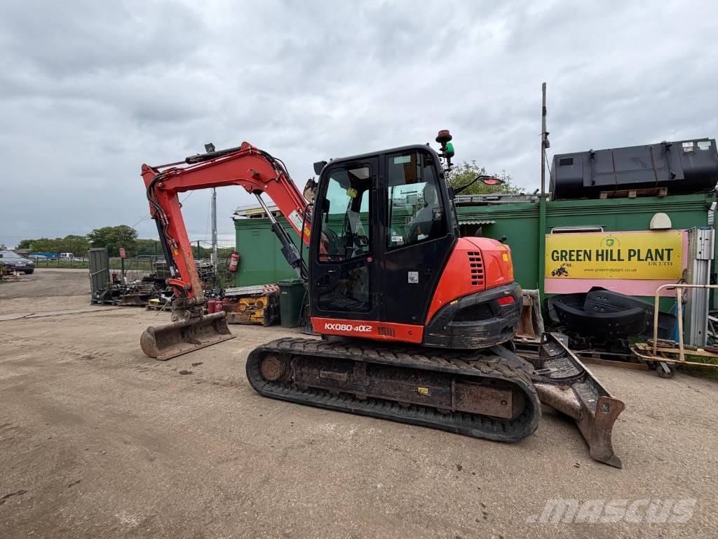 Kubota KX 080-4 Midi rýpadla 7t - 12t