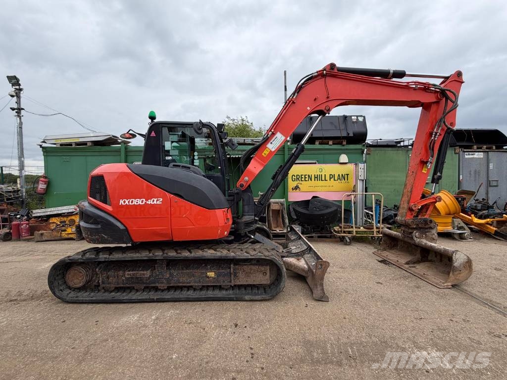 Kubota KX 080-4 Midi rýpadla 7t - 12t
