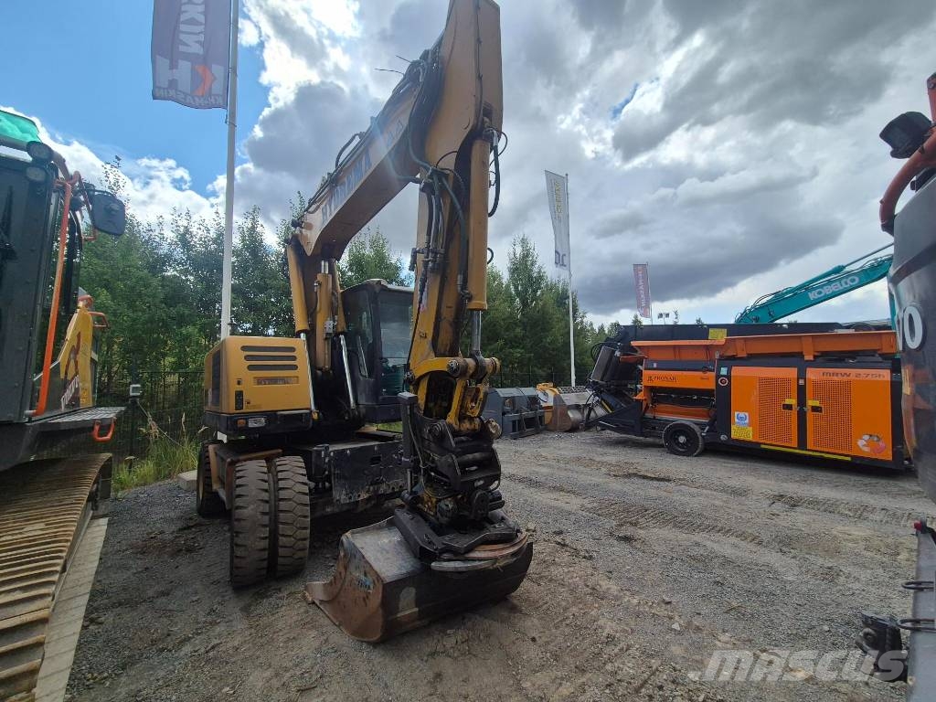 Hydrema MX 16 - Makin 3d - Stora BM fäste i undervagn Excavadoras de ruedas