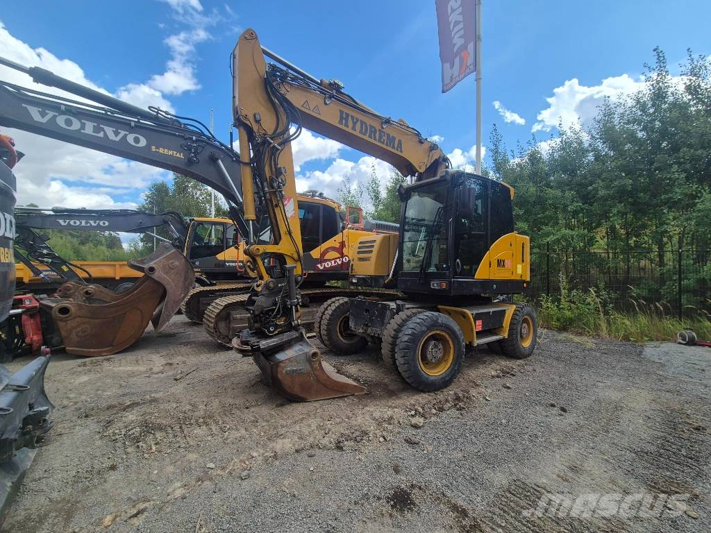 Hydrema MX 16 - Makin 3d - Stora BM fäste i undervagn Excavadoras de ruedas