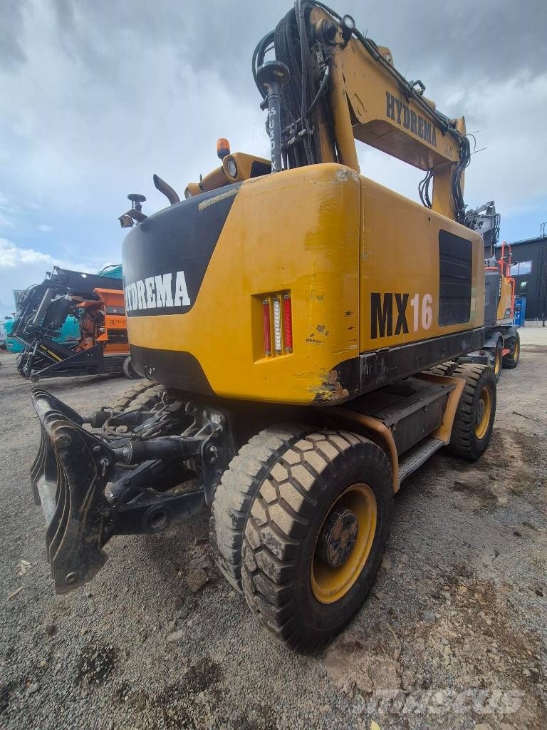 Hydrema MX 16 - Makin 3d - Stora BM fäste i undervagn Excavadoras de ruedas