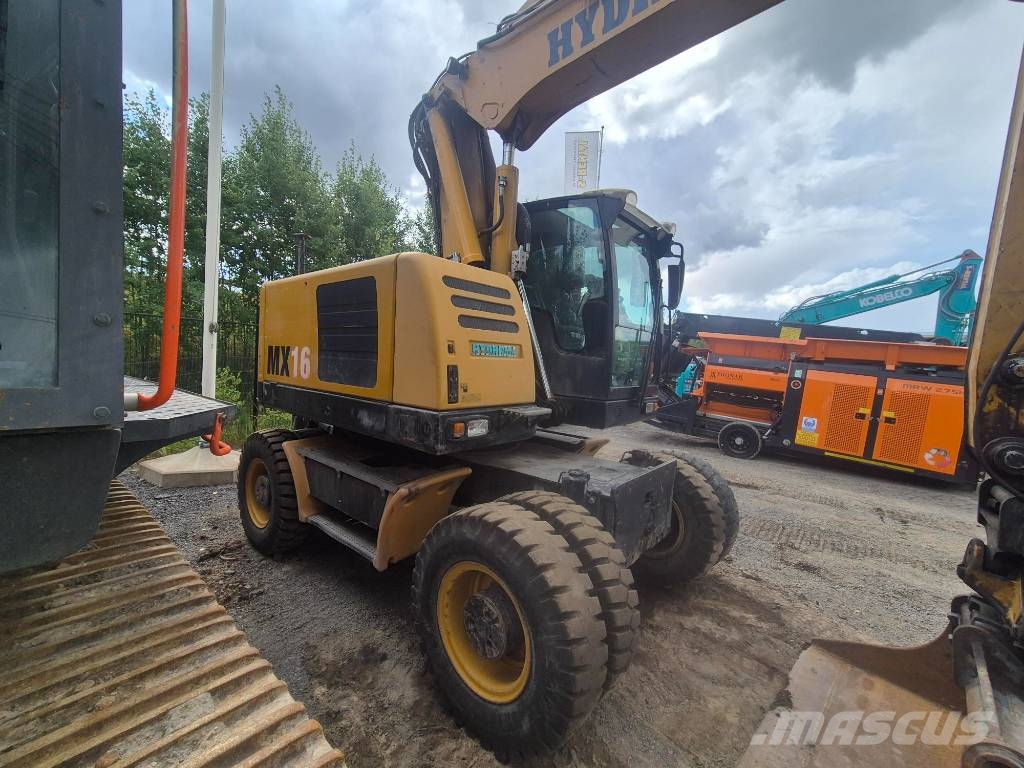 Hydrema MX 16 - Makin 3d - Stora BM fäste i undervagn Excavadoras de ruedas