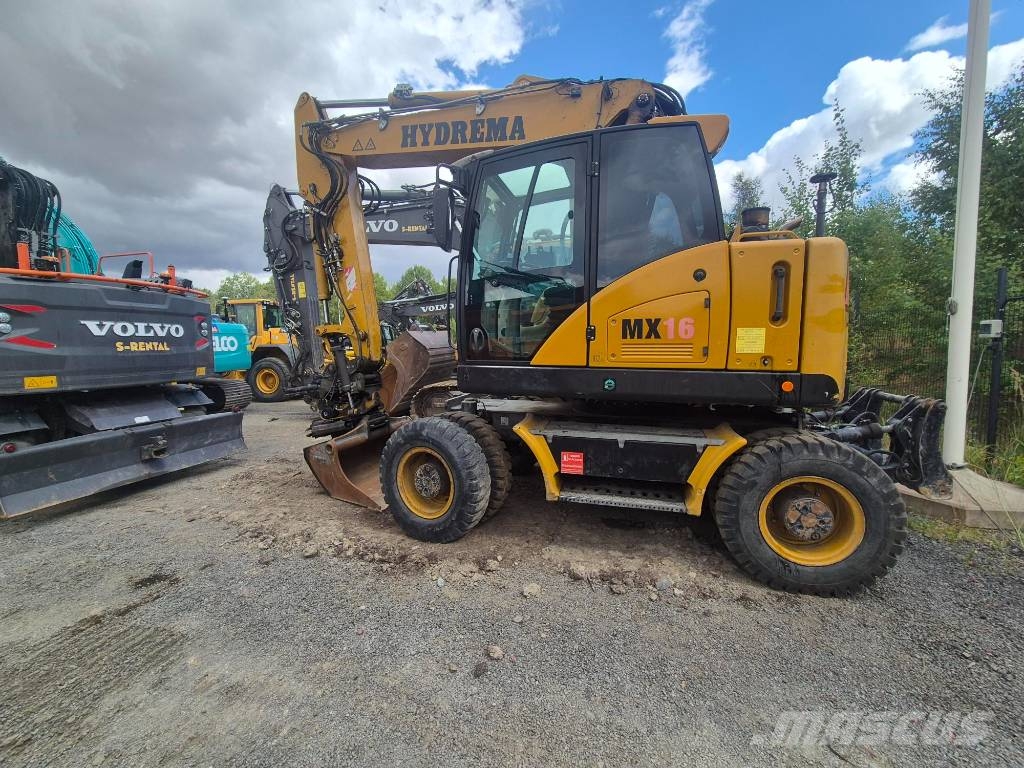 Hydrema MX 16 - Makin 3d - Stora BM fäste i undervagn Excavadoras de ruedas