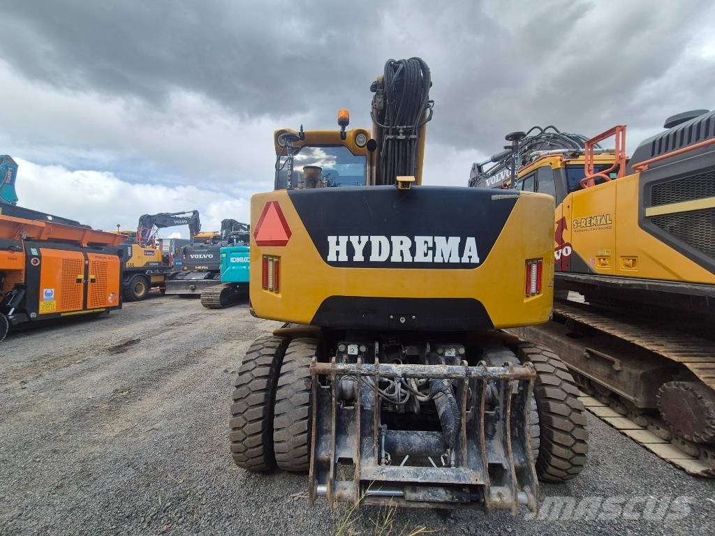 Hydrema MX 16 - Makin 3d - Stora BM fäste i undervagn Excavadoras de ruedas