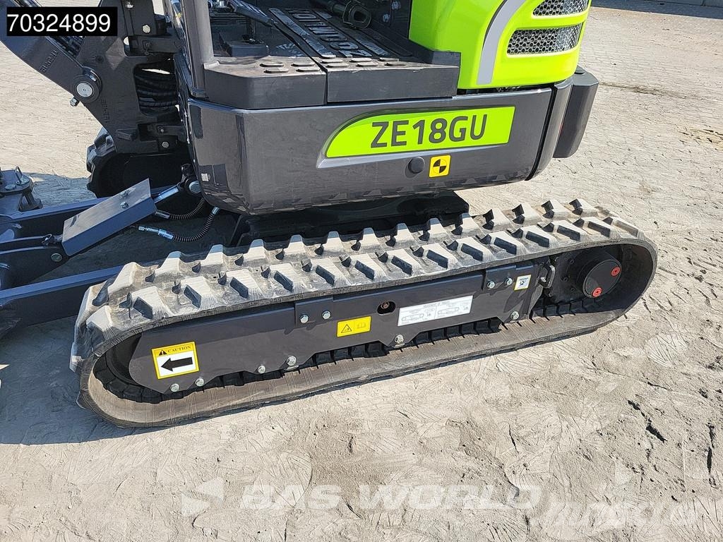 Zoomlion ZE18 GU KUBOTA ENGINE - CW / 3 BUCKETS - CE CERTIF Mini kotrók < 7t