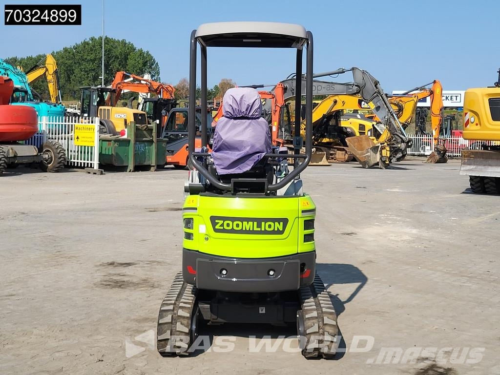 Zoomlion ZE18 GU KUBOTA ENGINE - CW / 3 BUCKETS - CE CERTIF Mini kotrók < 7t