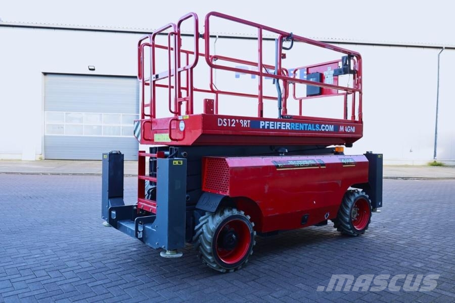 Magni DS1218RT Valid inspection, Diesel, 4x4 Drive, 12m Scheren-Arbeitsbühnen