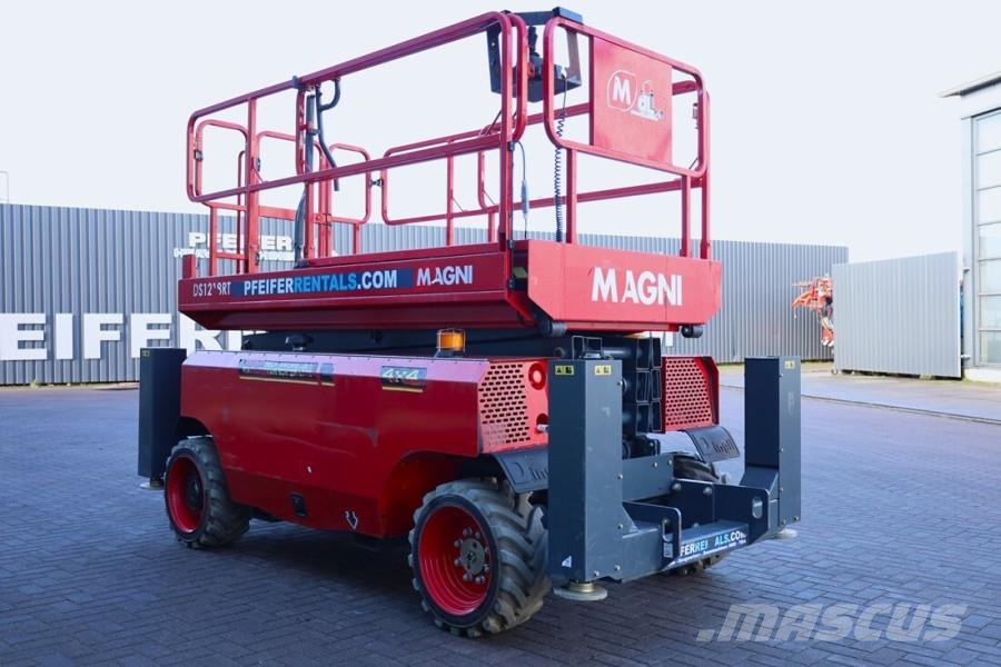 Magni DS1218RT Valid inspection, Diesel, 4x4 Drive, 12m Scheren-Arbeitsbühnen