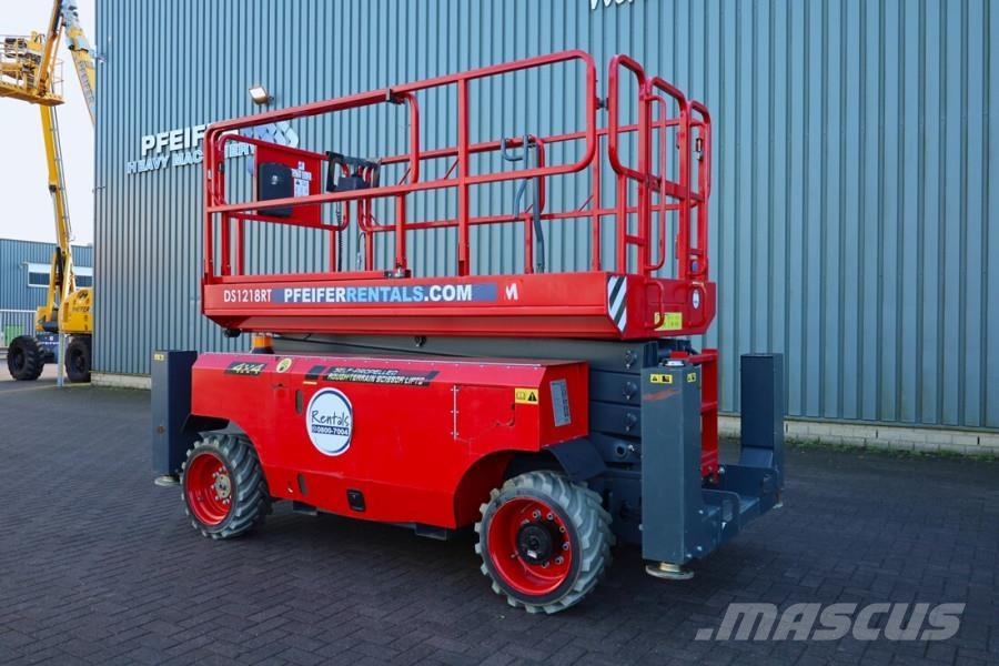 Magni DS1218RT Valid inspection, Diesel, 4x4 Drive, 12m Scheren-Arbeitsbühnen