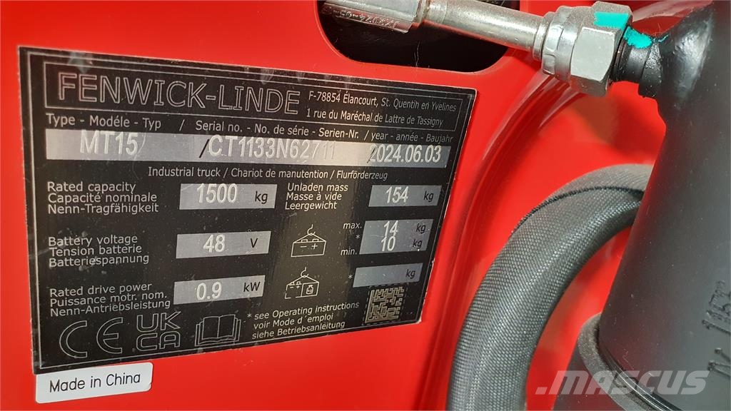 Linde MT15 Hand pallet truck