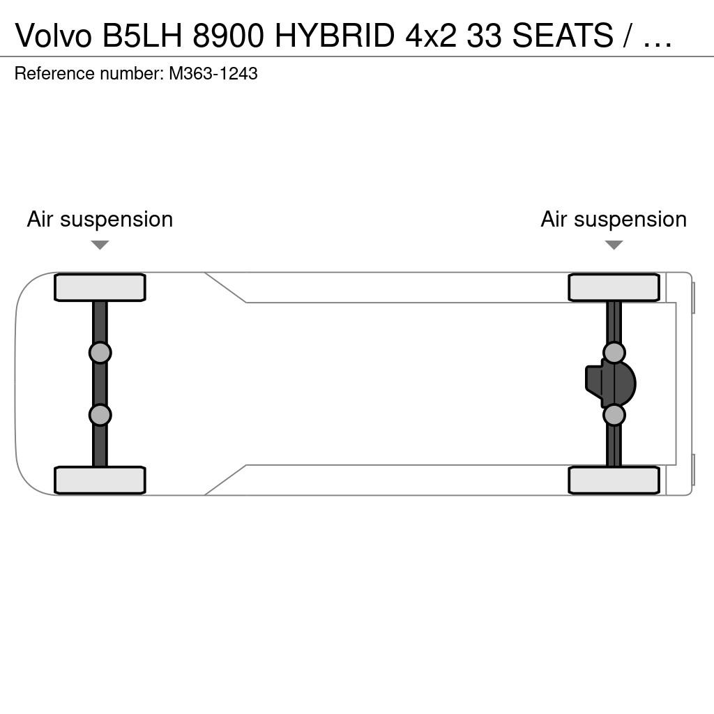 Volvo B5LH 8900 HYBRID 4x2 33 SEATS / AC / AUXILIARY HEA Városi buszok