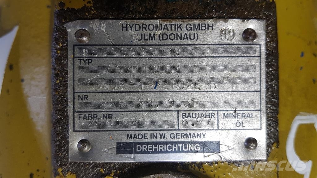 Hydromatik A6VM160DA/60W - Schaeff - Drive motor/Fahrmotor 液压