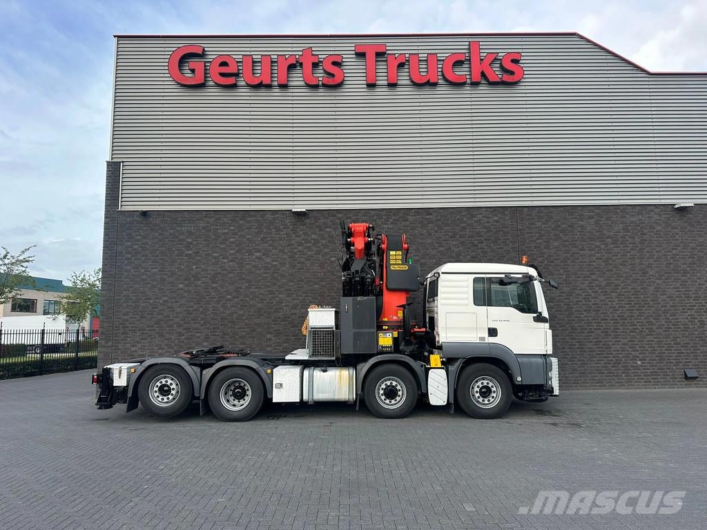 MAN TGS 35.440 8X4H-6 BL + PALFINGER PK 78002 + PJ 125 Kraner til alt terræn