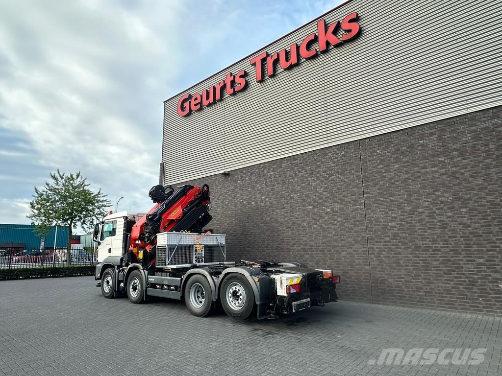 MAN TGS 35.440 8X4H-6 BL + PALFINGER PK 78002 + PJ 125 Kraner til alt terræn