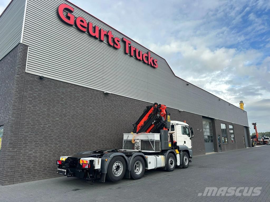 MAN TGS 35.440 8X4H-6 BL + PALFINGER PK 78002 + PJ 125 Kraner til alt terræn