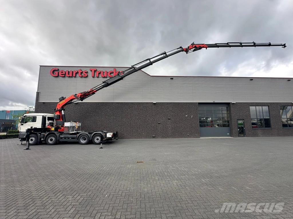 MAN TGS 35.440 8X4H-6 BL + PALFINGER PK 78002 + PJ 125 Kraner til alt terræn