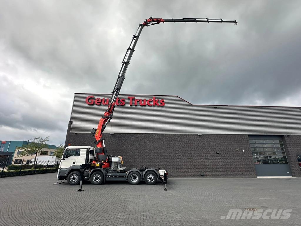 MAN TGS 35.440 8X4H-6 BL + PALFINGER PK 78002 + PJ 125 Kraner til alt terræn