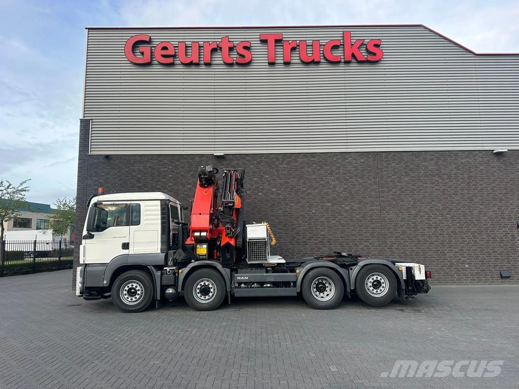 MAN TGS 35.440 8X4H-6 BL + PALFINGER PK 78002 + PJ 125 Kraner til alt terræn