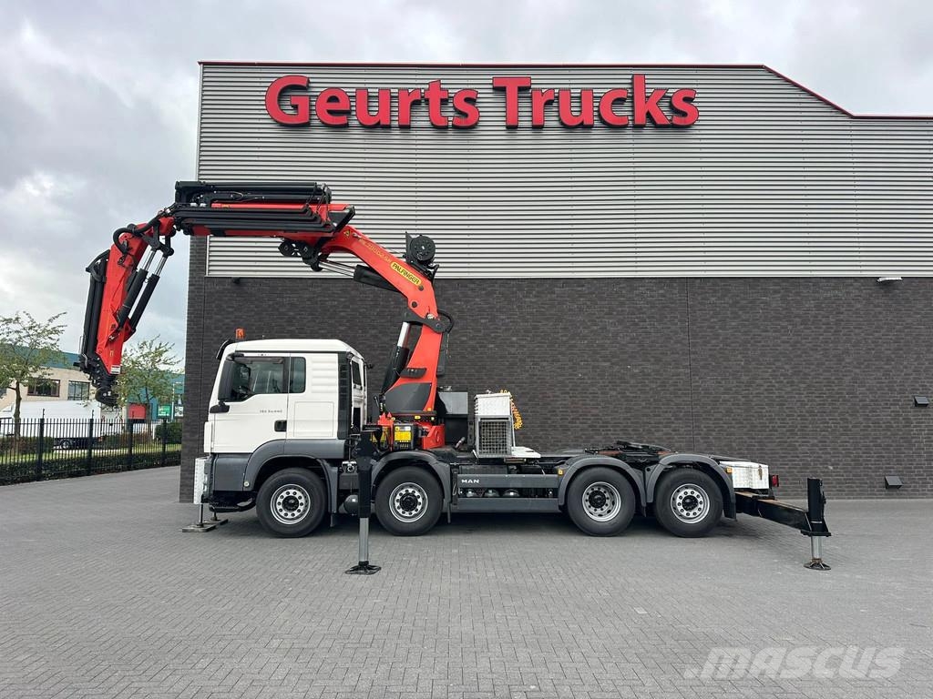 MAN TGS 35.440 8X4H-6 BL + PALFINGER PK 78002 + PJ 125 Kraner til alt terræn