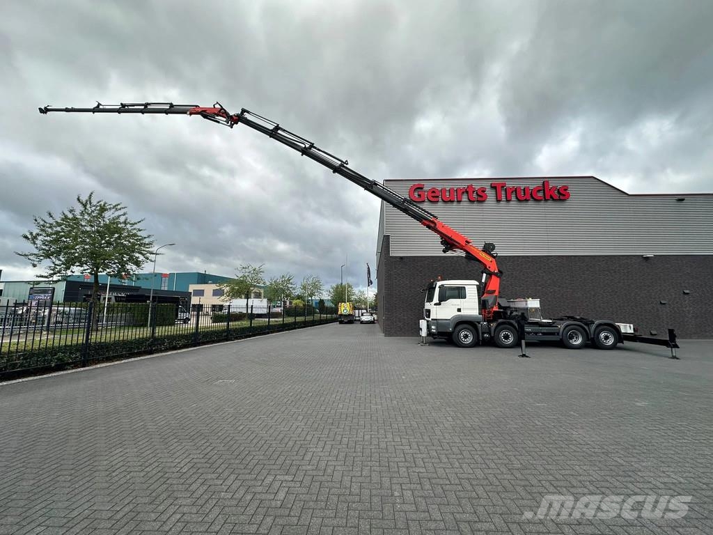 MAN TGS 35.440 8X4H-6 BL + PALFINGER PK 78002 + PJ 125 Kraner til alt terræn