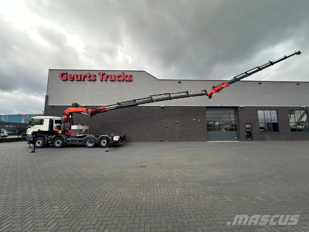 MAN TGS 35.440 8X4H-6 BL + PALFINGER PK 78002 + PJ 125 Kraner til alt terræn