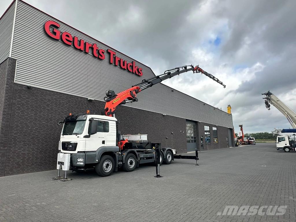 MAN TGS 35.440 8X4H-6 BL + PALFINGER PK 78002 + PJ 125 Kraner til alt terræn