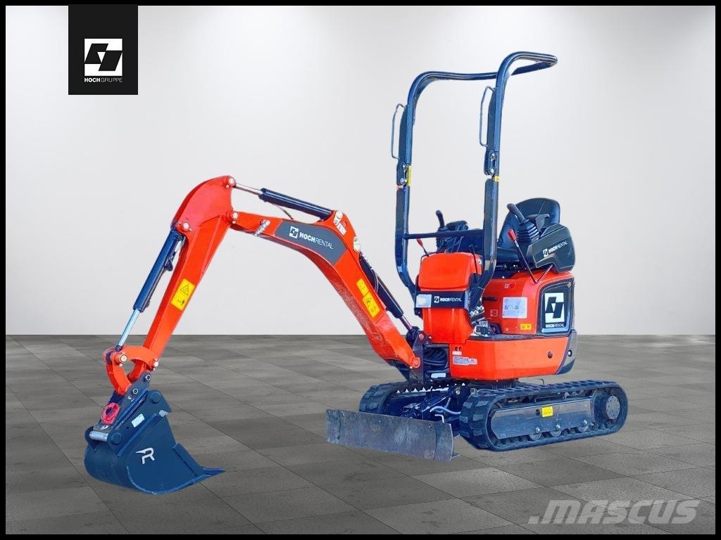 Kubota U10-5 VHG SL Side Level MS01 Serviceport Mini bagri <7t