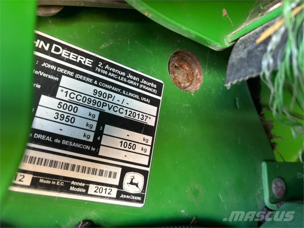 John Deere 990 Egyéb mezőgazdasági gépek