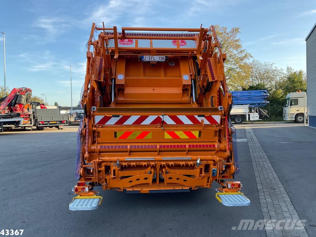 DAF FAN CF 340 VDK 22m³ AE Weighing system 폐기물 수거 트럭