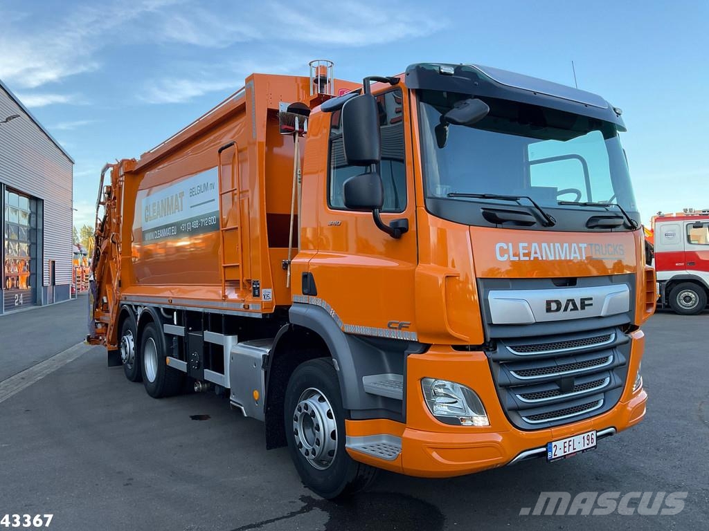 DAF FAN CF 340 VDK 22m³ AE Weighing system 폐기물 수거 트럭