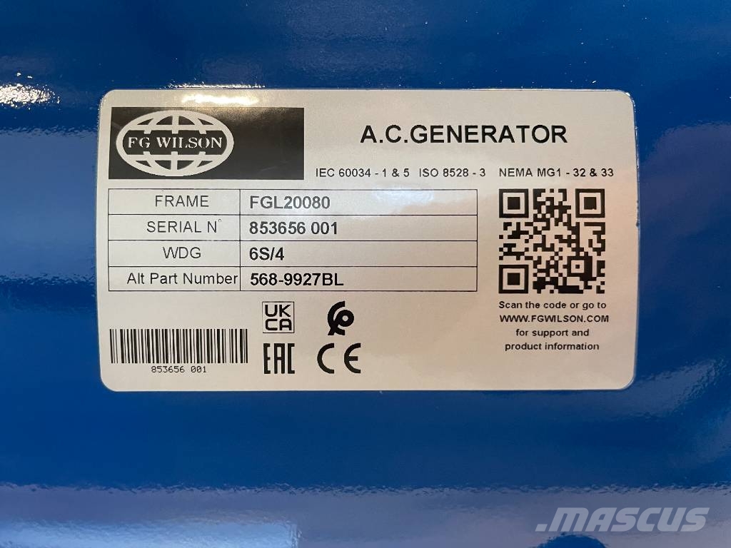 FG Wilson P65-5 - 65 kVA Open Genset - DPX-16006-O Diesel Generatoren