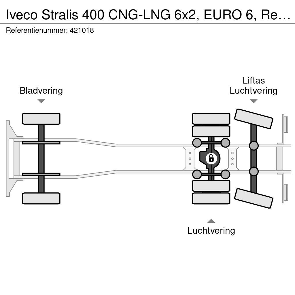 Iveco Stralis 400 CNG-LNG 6x2, EURO 6, Retarder, Cryofri Kamioni hladnjače