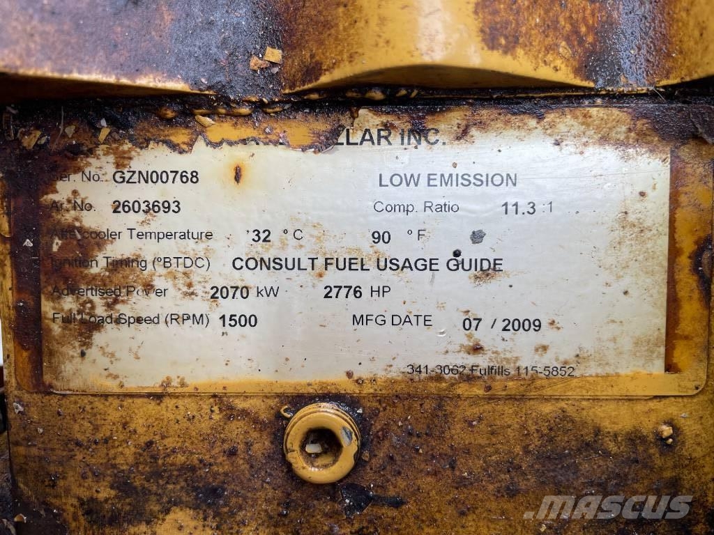 CAT G3520 - 2150 kVA Used Gas Generator - DPX-12668 Gas Generatoren