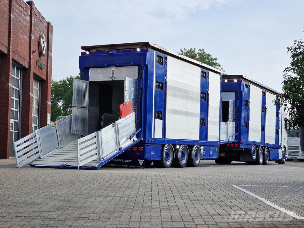 Volvo FH 13.500 Globetrotter 8x2*6 - 3 deck livestock + Dieren transport trucks