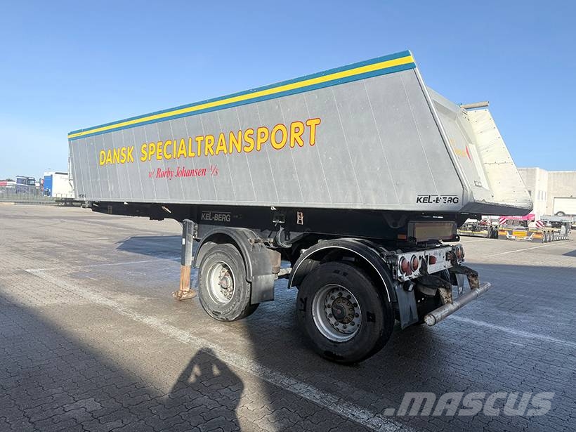 Kel-Berg City tipper / City-Alukastenmulde Kipper 24m3 نصف مقطورات قلابة