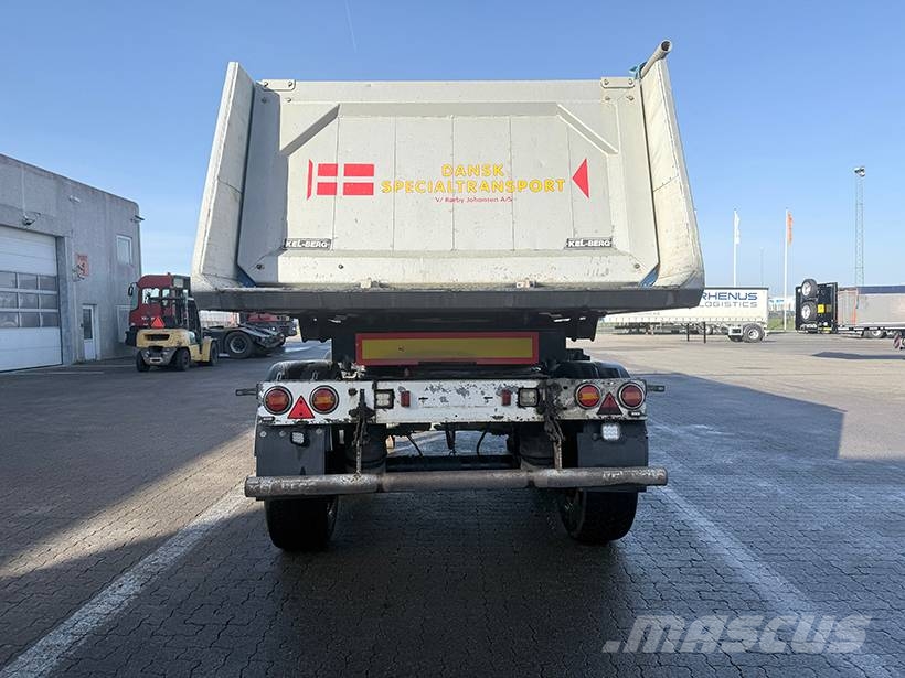 Kel-Berg City tipper / City-Alukastenmulde Kipper 24m3 نصف مقطورات قلابة