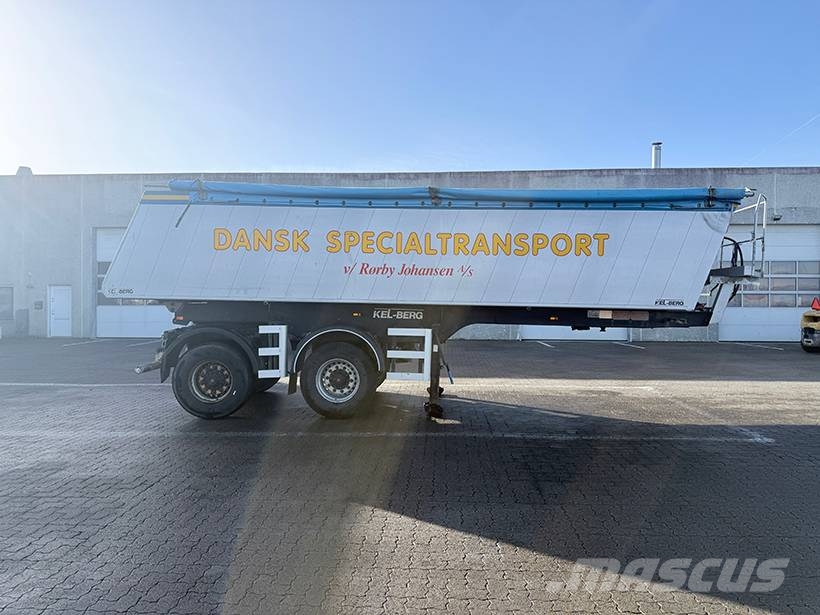 Kel-Berg City tipper / City-Alukastenmulde Kipper 24m3 نصف مقطورات قلابة