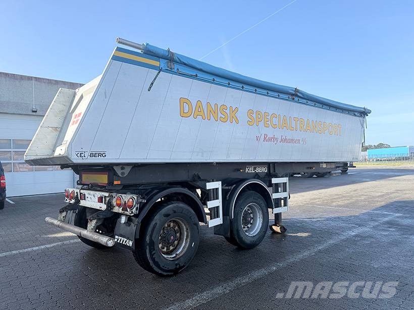Kel-Berg City tipper / City-Alukastenmulde Kipper 24m3 نصف مقطورات قلابة