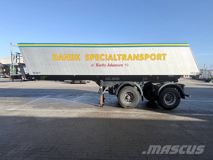 Kel-Berg City tipper / City-Alukastenmulde Kipper 24m3 نصف مقطورات قلابة
