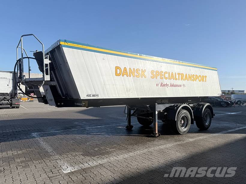 Kel-Berg City tipper / City-Alukastenmulde Kipper 24m3 نصف مقطورات قلابة