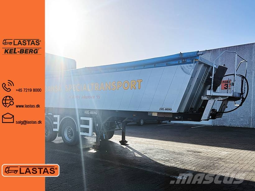 Kel-Berg City tipper / City-Alukastenmulde Kipper 24m3 نصف مقطورات قلابة