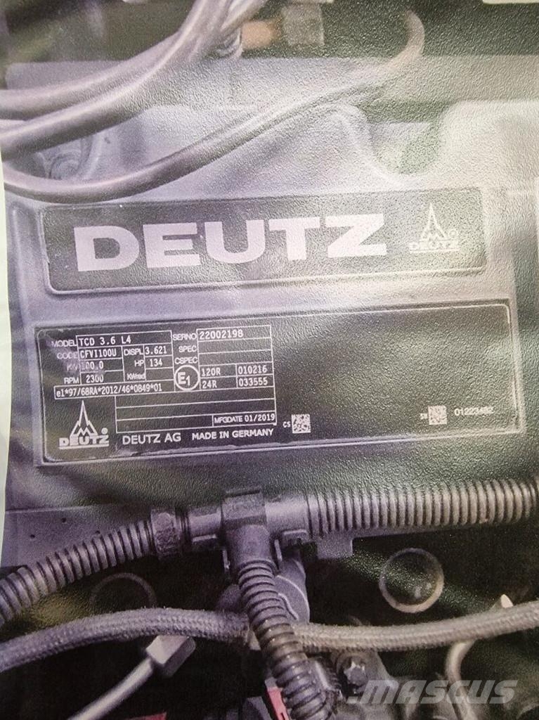 Deutz TCD 3.6 L4 Двигатели