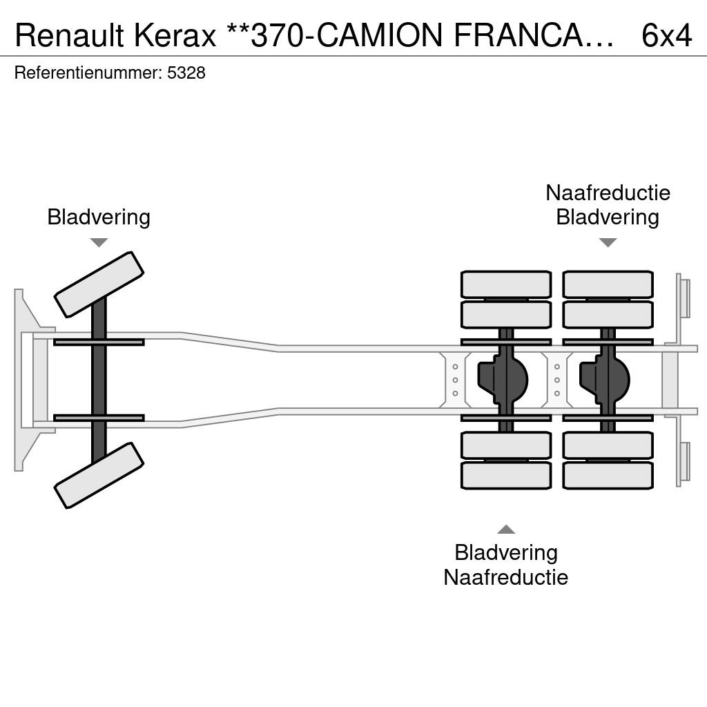 Renault Kerax **370-CAMION FRANCAIS** شاحنات الرافعات الخطافية