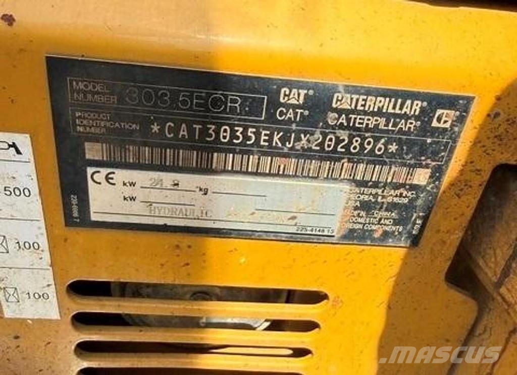 CAT 303.5 CR Mini Escavadoras <7t